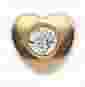 INVERNESS ORECCHINI CUORE CRYSTAL PLACCATI ORO R25C1