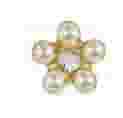 Orecchini Inverness Fiore Perle e Crystal placcati oro 24kt