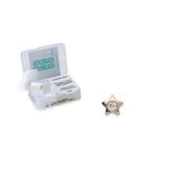 Orecchini Inverness Stella Crystal placcati oro 24kt, 4mm