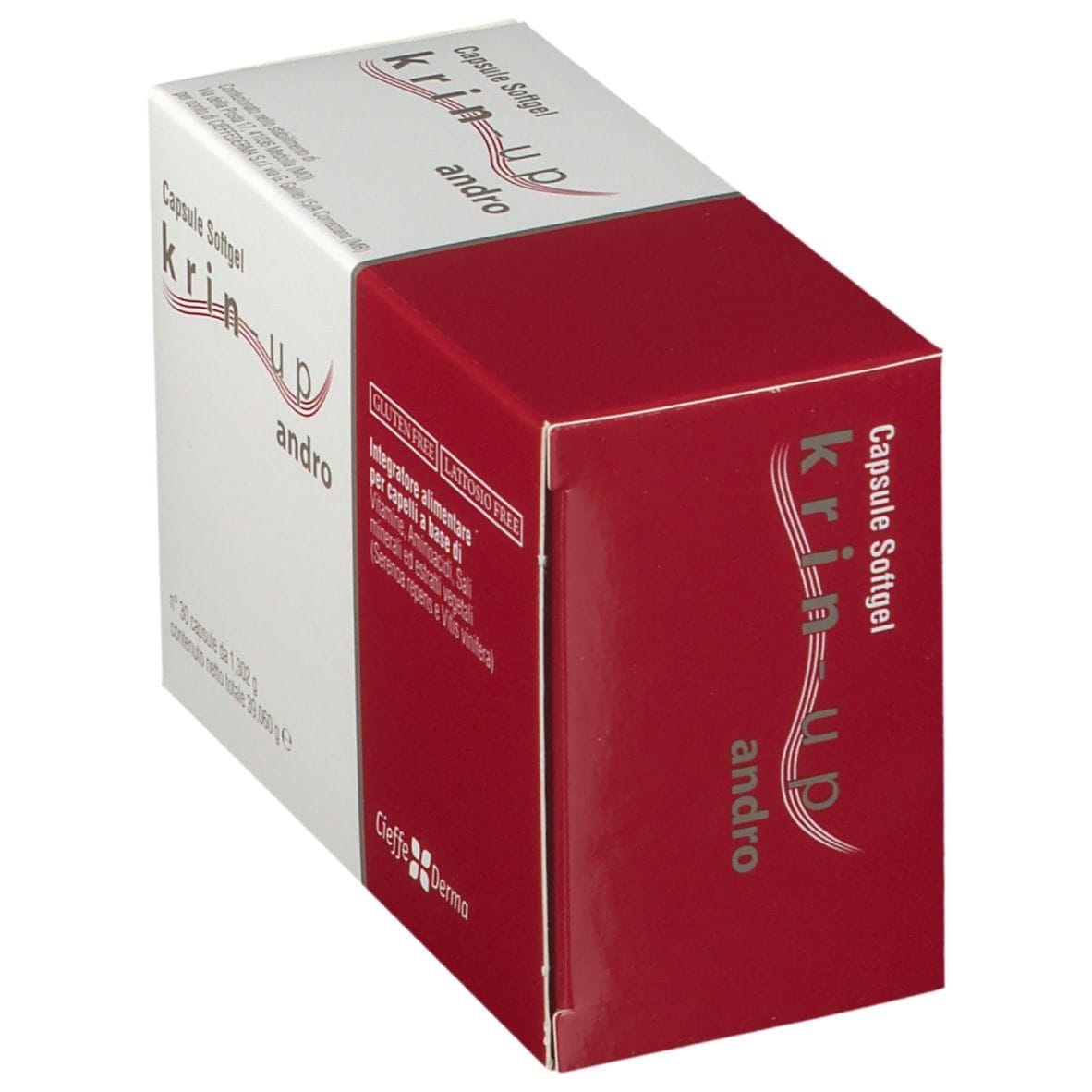 Integratore Krin Up Andro per capelli uomo, 30 capsule