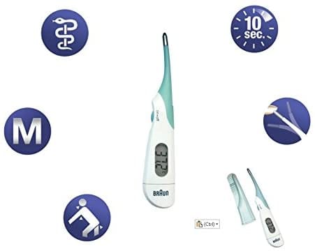 Termometro digitale Braun PRT1000, misura in 10 secondi