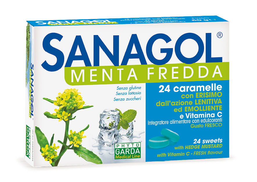 Sanagol Menta Fredda 24 Caramelle