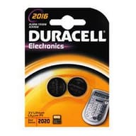 Batterie Duracell Speciality CR2016 al litio, 2 pezzi