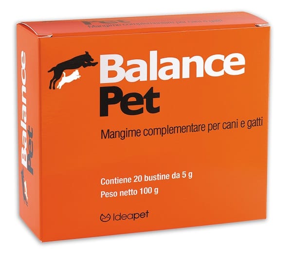 Integratore Balance Pet per cani e gatti, 20 bustine