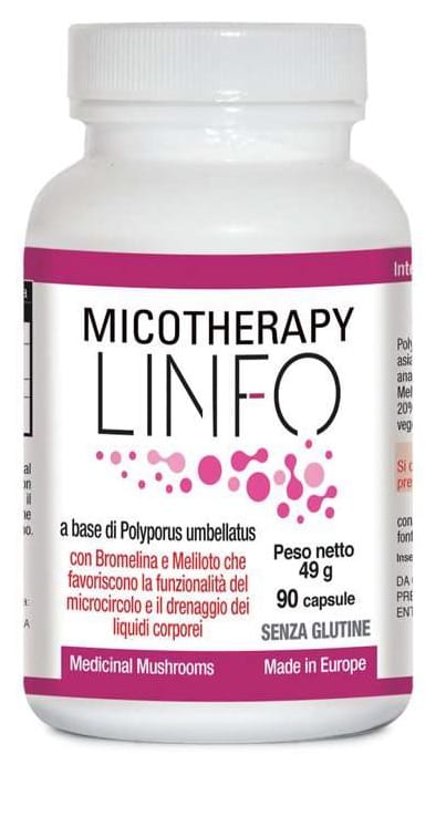 Integratore Micotherapy Linfo per drenaggio linfatico, 90 capsule