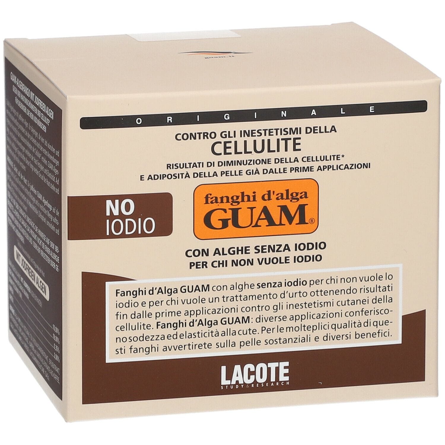 Fanghi d'alga Guam No Iodio snellenti anticellulite 500g