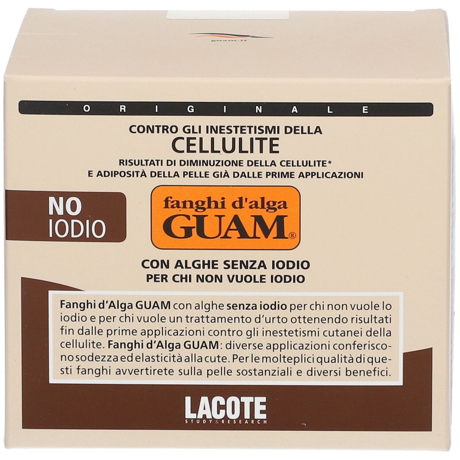Fanghi d'alga Guam No Iodio snellenti anticellulite 500g