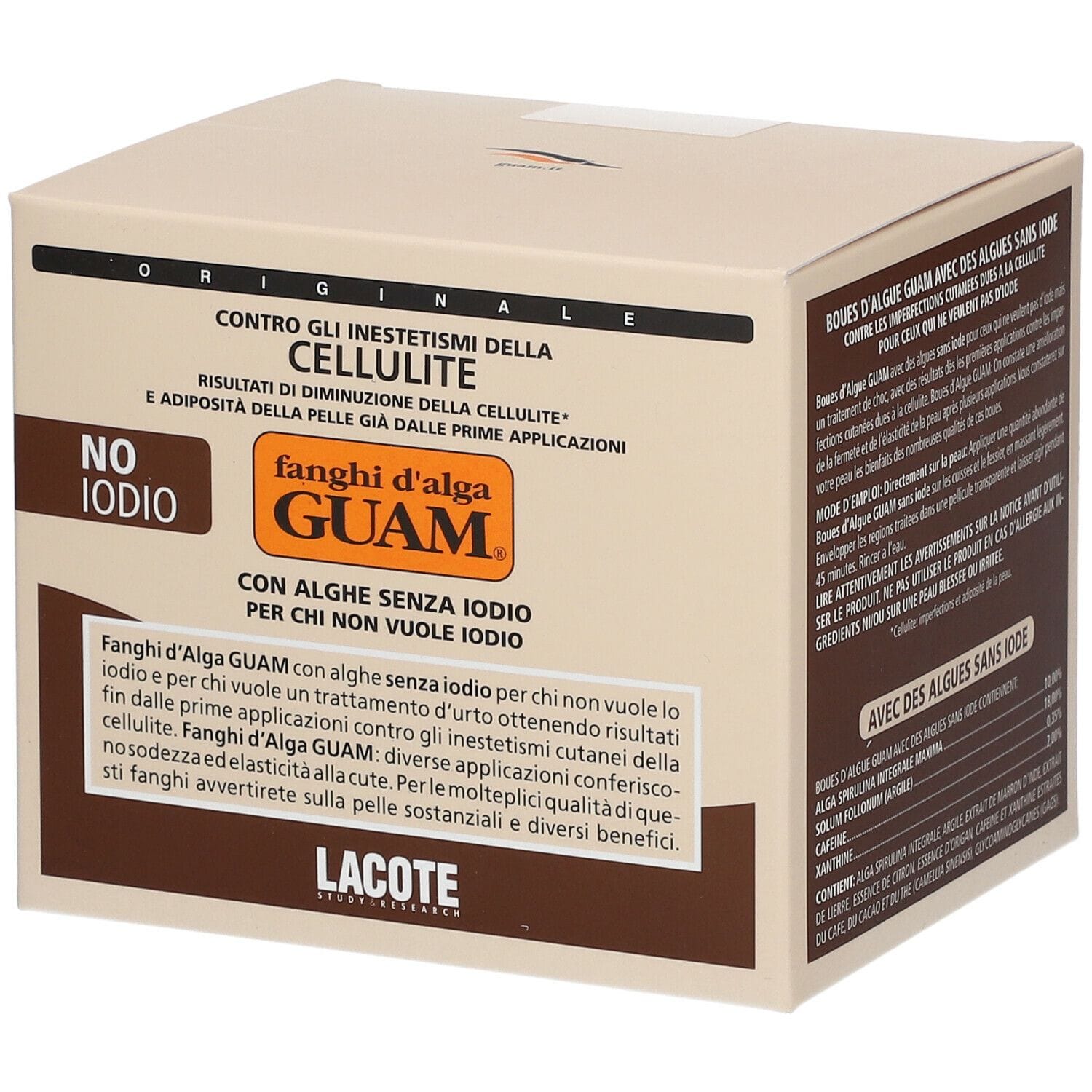Fanghi d'alga Guam No Iodio snellenti anticellulite 500g