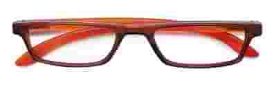 TWINS SILVER TRENDY OCCHIALE PREMONTATO ARANCIONE/MARRONE +1,00