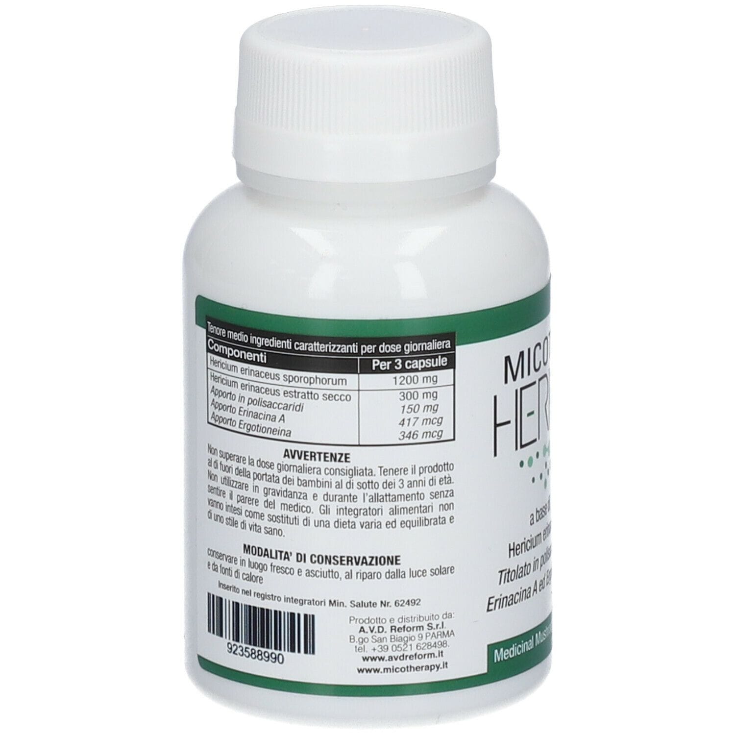 MICOTHERAPY HERICIUM 90 CAPSULE