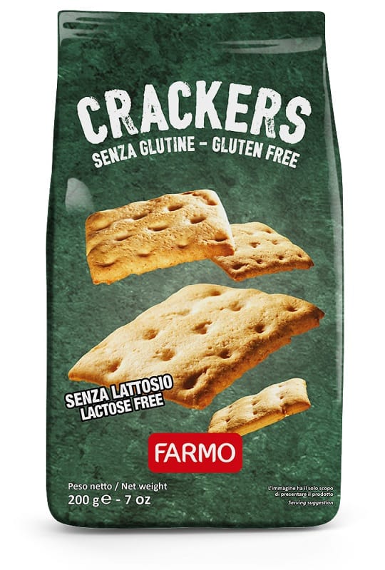 Crackers senza glutine Farmo per intolleranti, 200g