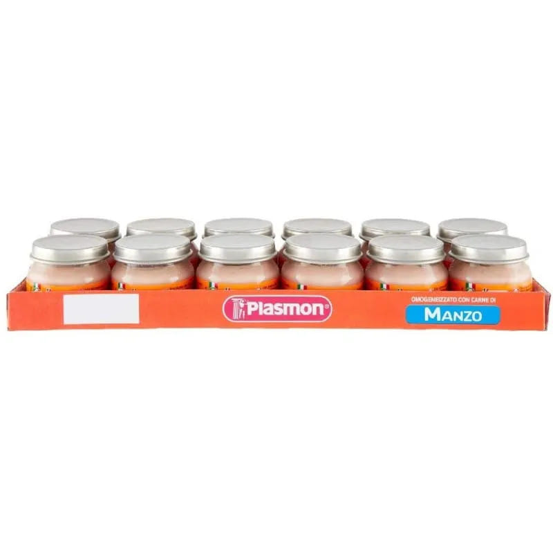 PLASMON OMOGENEIZZATO MANZO 12 X 80 G