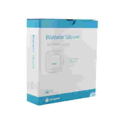 MEDICAZIONE BIATAIN IN SCHIUMA DI POLIURETANO CON BORDO ADESIVO IN SILICONE LITE 10X10 CM 10 PEZZI