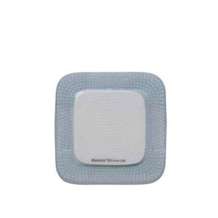Medicazione Biatain In Schiuma Di Poliuretano Con Bordo Adesivo In Silicone Lite 12,5 X12,5 Cm 10 Pezzi