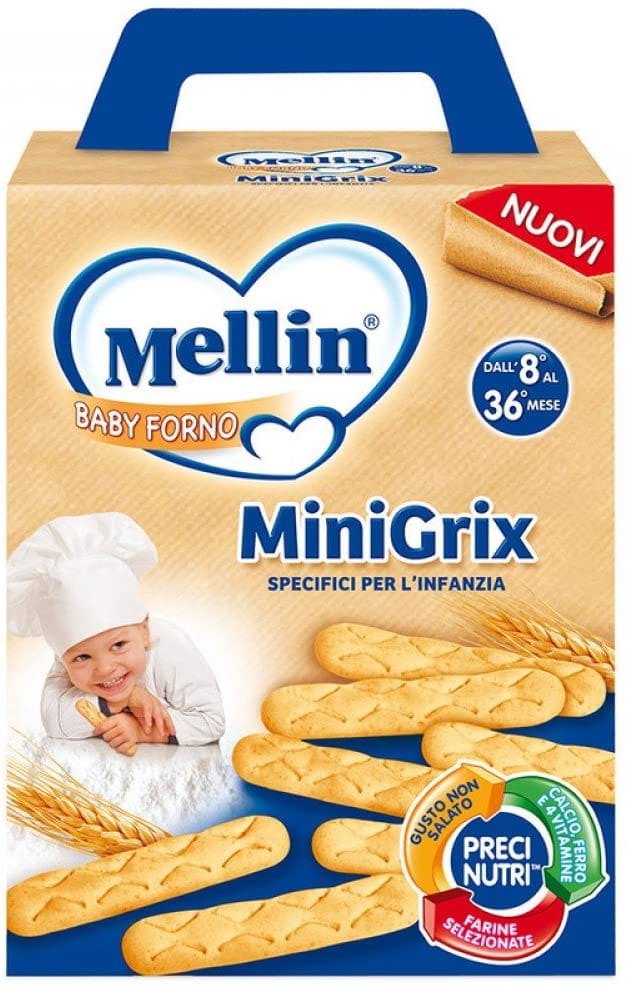 Mellin MiniGrix alimento per bambini 8-36 mesi, 180g