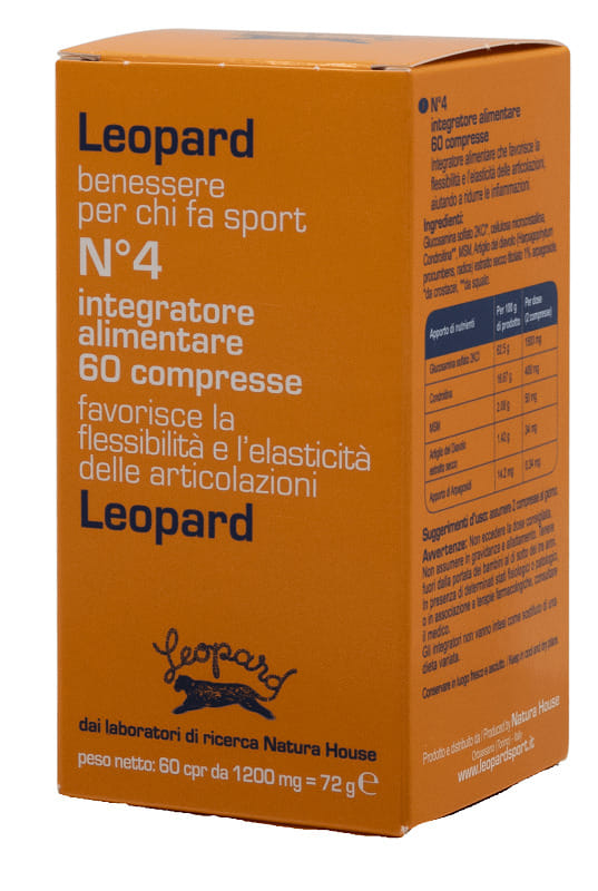Integratore Leopard N°4 per le articolazioni, 60 capsule