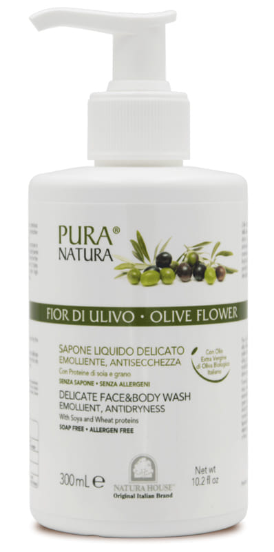 Sapone liquido Fior di Ulivo viso mani corpo 300ml