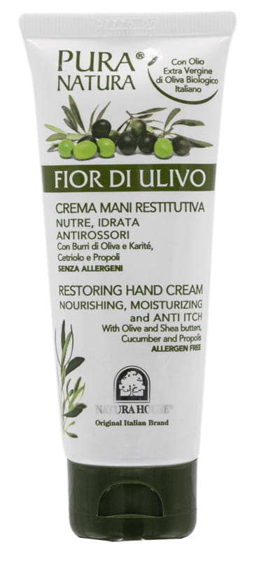 Crema mani Fior di Ulivo restitutiva con olio d'oliva, 75ml