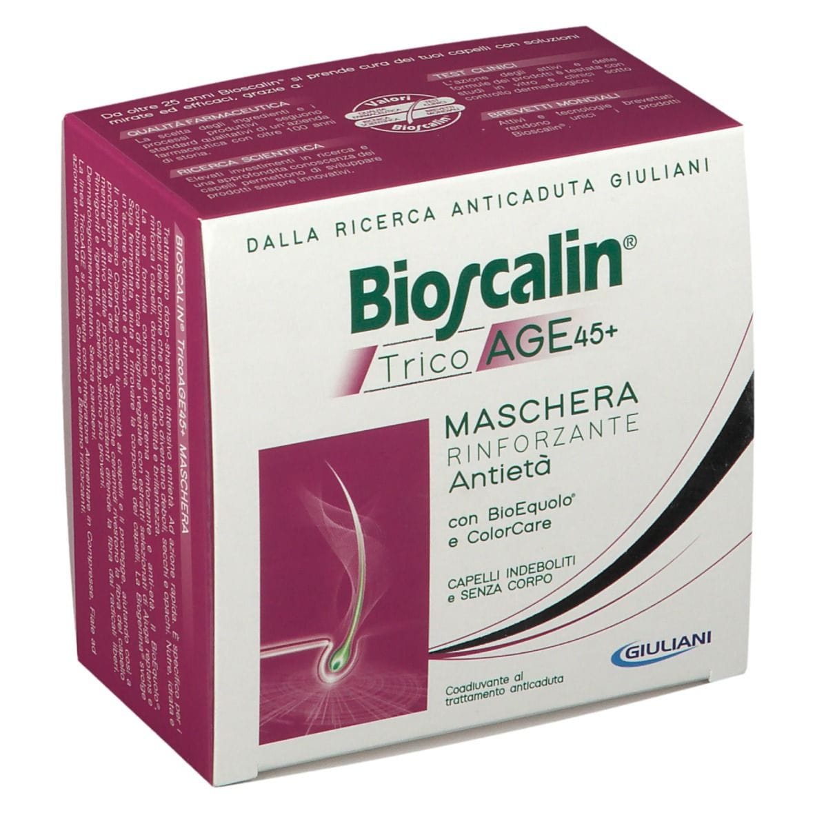 Maschera Bioscalin TricoAge rinforzante anti-età, 200ml