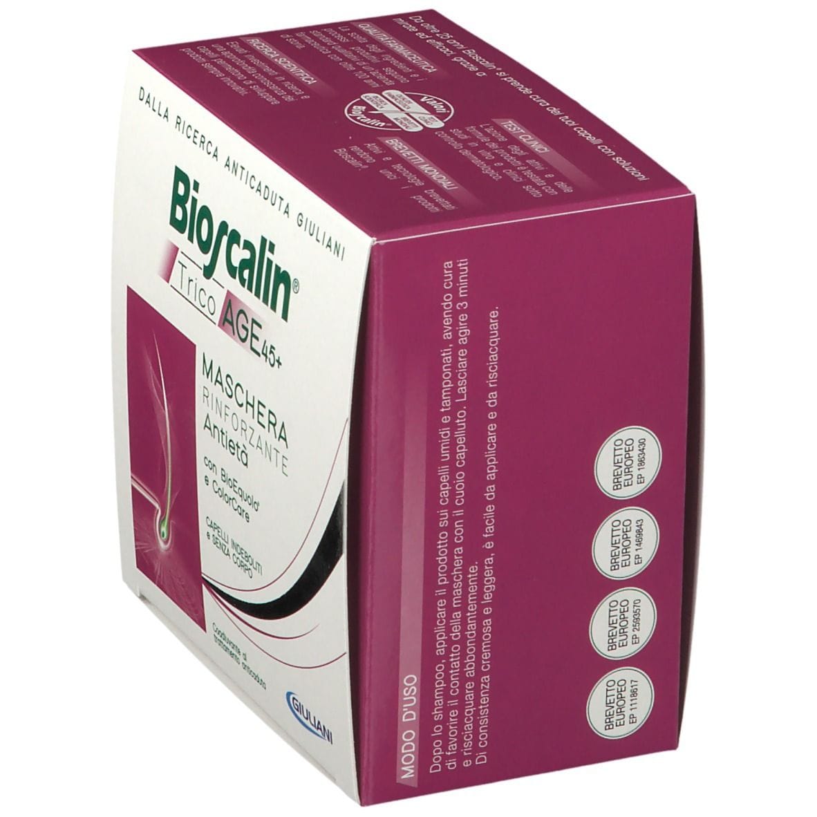 Maschera Bioscalin TricoAge rinforzante anti-età, 200ml