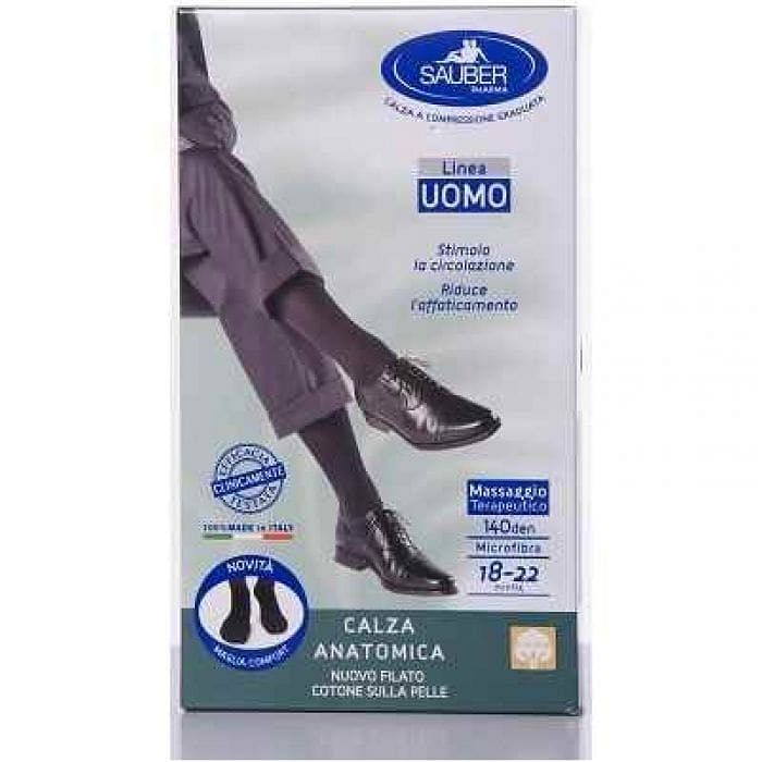 Calza Uomo Cotone 140 Denari Grande Blu