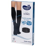 SAUBER CALZA UOMO 140 DENARI Q-SKIN NERO S/M