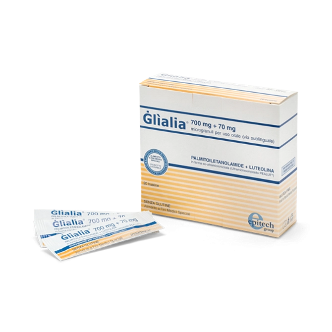Glialia 700 Mg + 70 Mg Microgranuli Uso Orale Via Sublinguale 20 Bustine 1,27 G