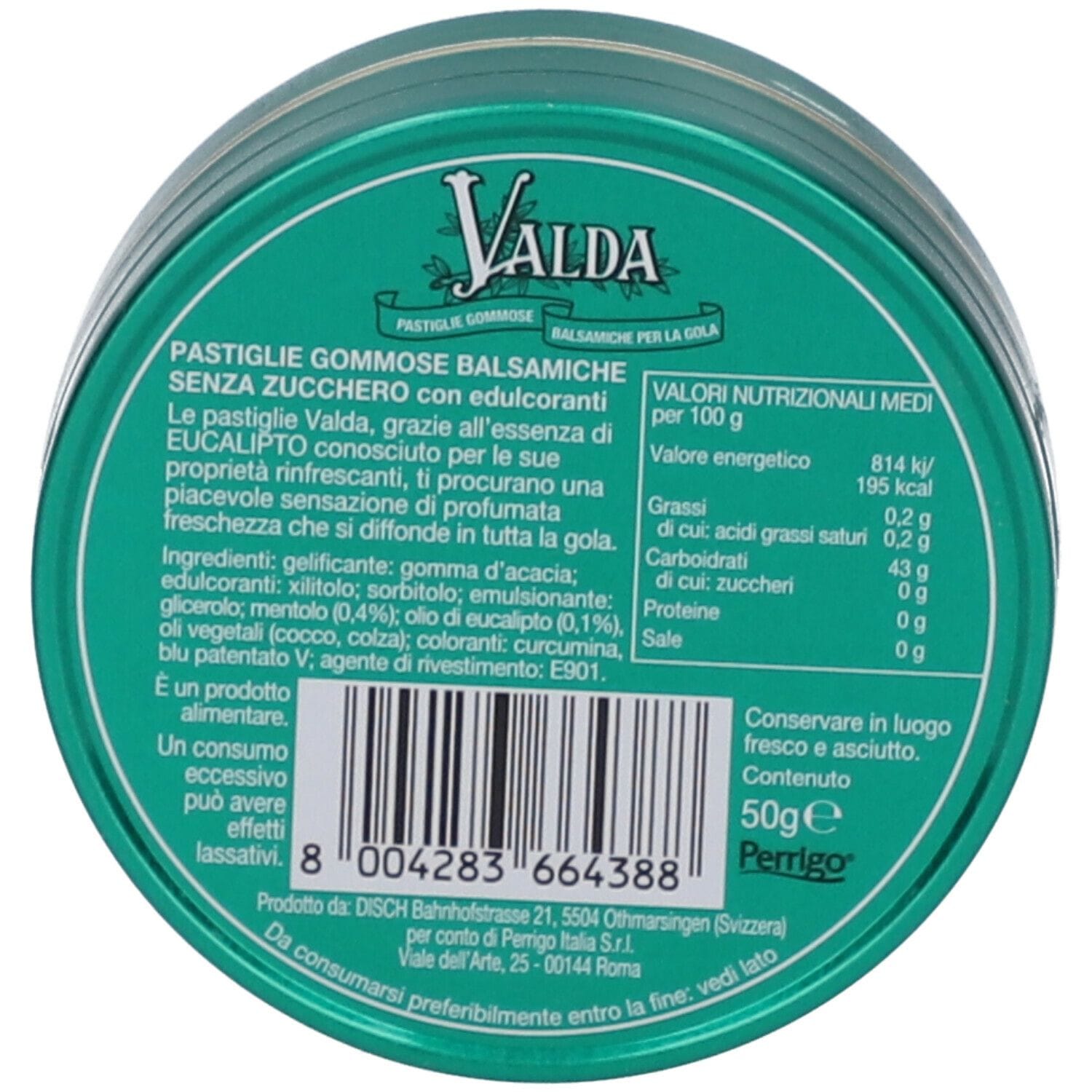 VALDA CLASSICHE SENZA ZUCCHERO 50 G