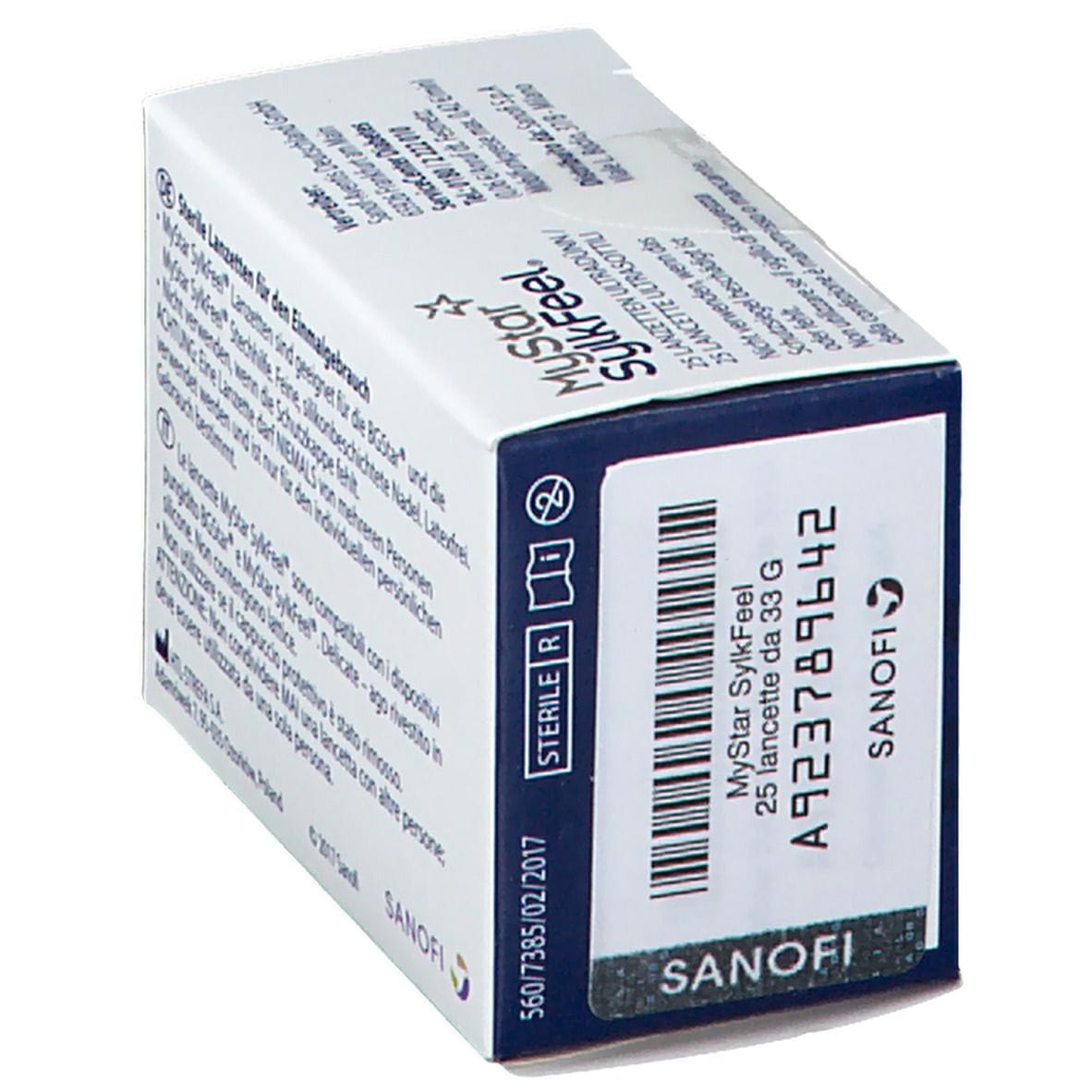 LANCETTE PUNGIDITO MYSTAR SYLKFEEL LANCETS 33 GAUGE 25 PEZZI
