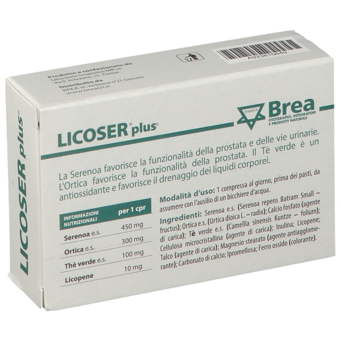 LICOSER PLUS 30 COMPRESSE