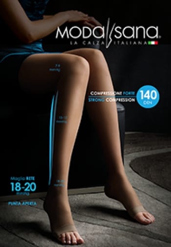 Modasana Gambaletto Punta Aperta 140 Nero Taglia 5 1 Paio-image