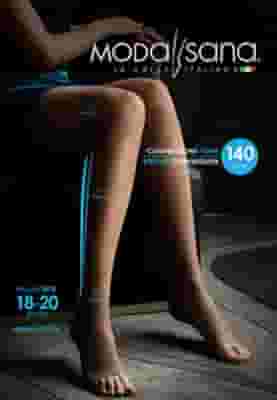 MODASANA COLLANT PUNTA APERTA 140 NERO TAGLIA 5 1 PAIO