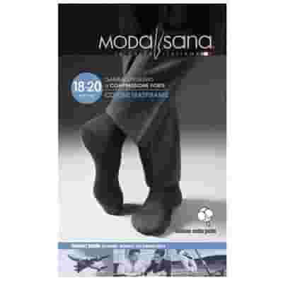 MODASANA GAMBALETTO 18/20 MMHG COTONE ANTRACITE TAGLIA XS 1 PAIO