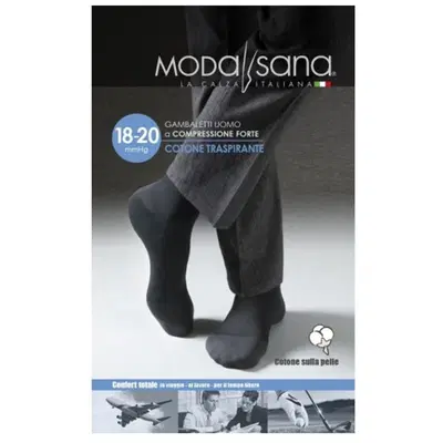MODASANA GAMBALETTO 18/20 MMHG COTONE NERO TAGLIA XXL 1 PAIO MODASANA GAMBALETTO 18/20 MMHG COTONE NERO TAGLIA XXL 1 PAIO