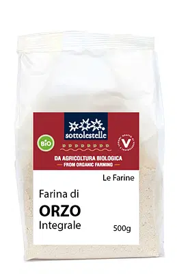 FARINA DI ORZO INTEGRALE 500 G FARINA DI ORZO INTEGRALE 500 G