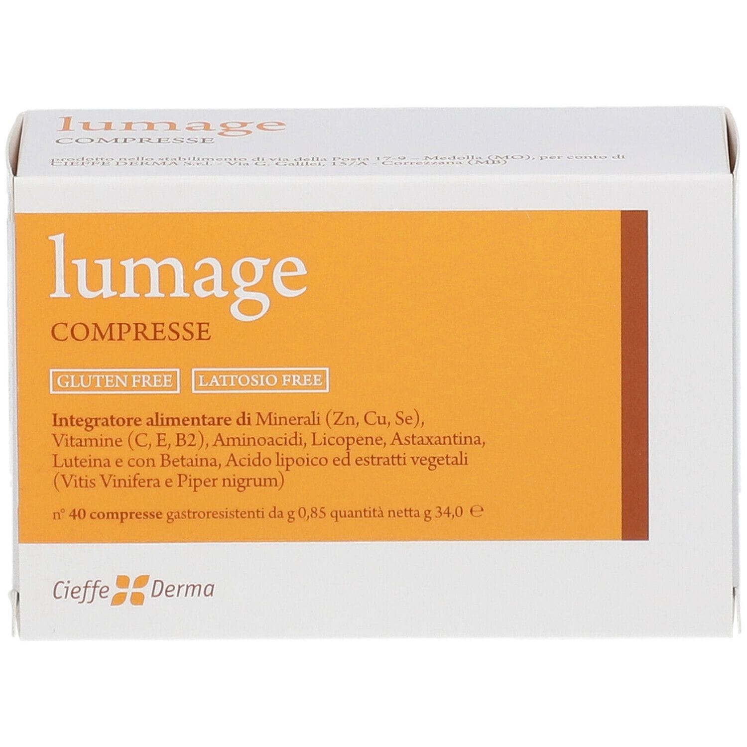 LUMAGE 40 COMPRESSE