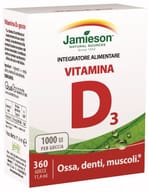 JAMIESON VITAMINA D3 2000 UI GOCCE 11,4 ML SENZA GLUTINE NATURALMENTE PRIVO DI LATTOSIO