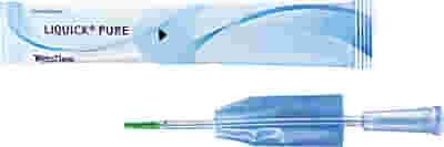 CATETERE VESCICALE PER DONNA LIQUICK PURE CH12 LUNGHEZZA 15 CM PUNTA FLESSIBILE ERGOTHAN 2 FORI SMUSSATI 30 PEZZI