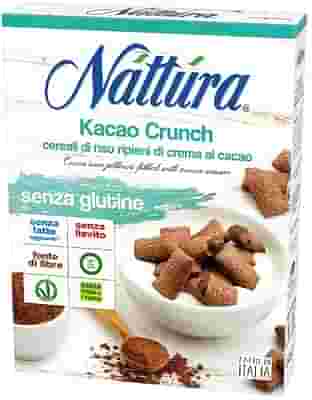 NATTURA KACAO CRUNCH CEREALI RIPIENI CREMA NOCCIOLE 250 G