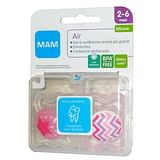 MAM AIR SUCCHIETTO 2-6 MESI SILICONE CONFEZIONE DOPPIA