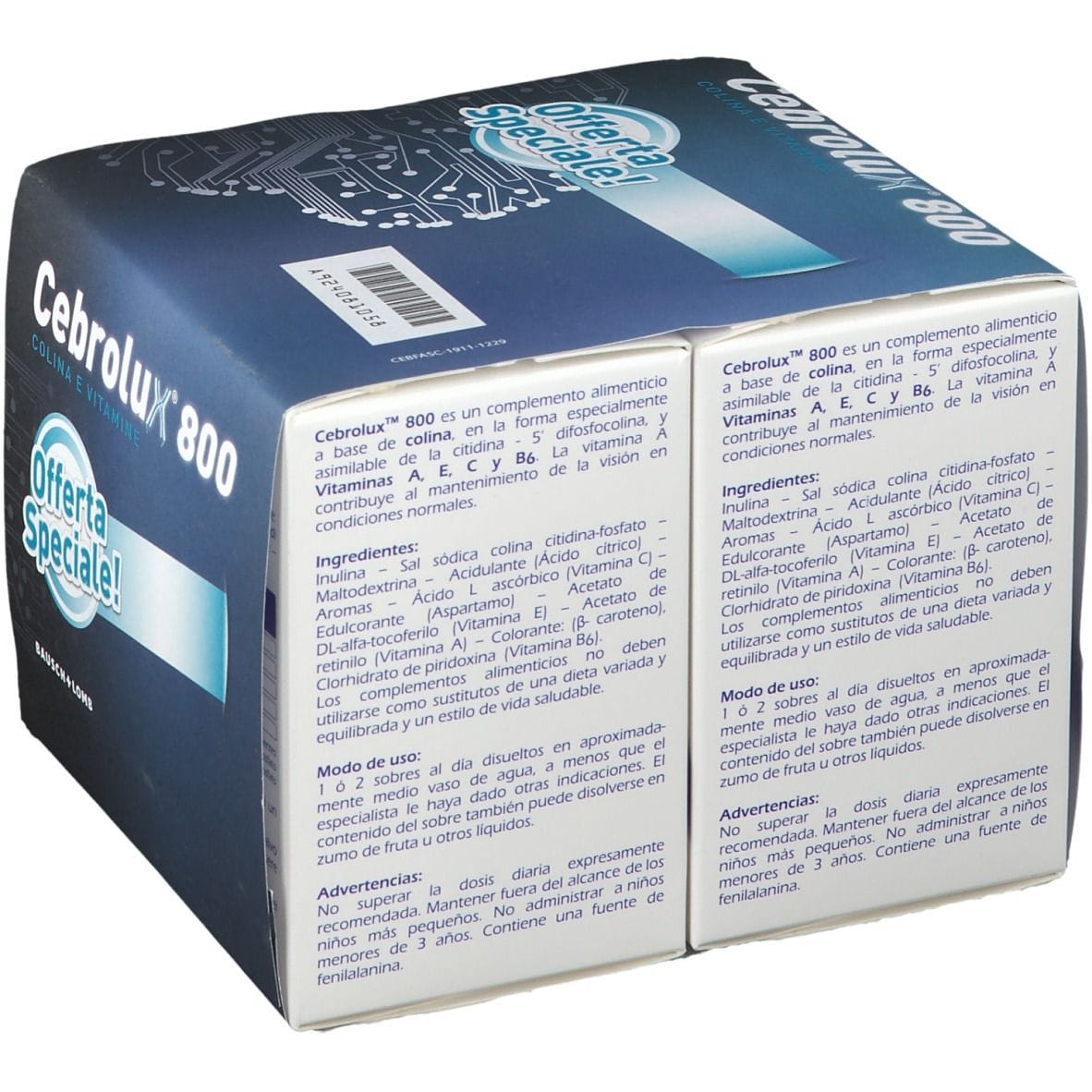 CEBROLUX 800 BI-PACK 60 BUSTINE