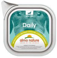 Alimento umido Daily Menu Dogs con pollo e piselli 100g