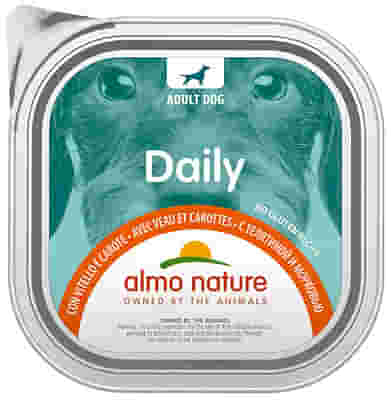 DAILY MENU DOGS CON VITELLO E CAROTE 300 G