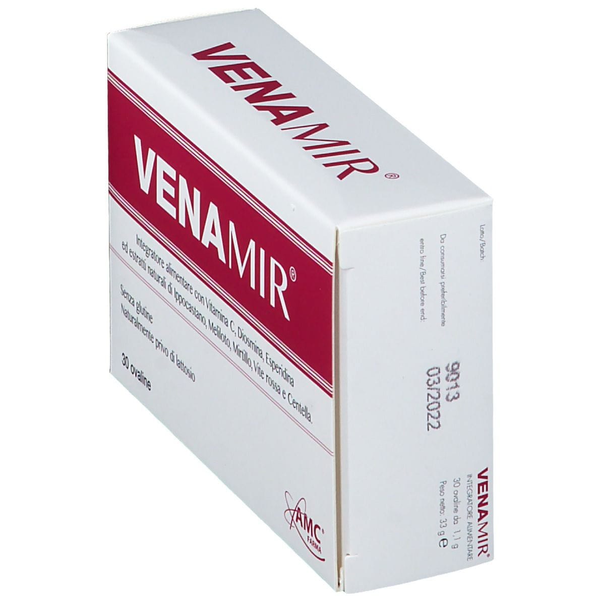 Integratore Venamir per gambe pesanti, 30 ovaline