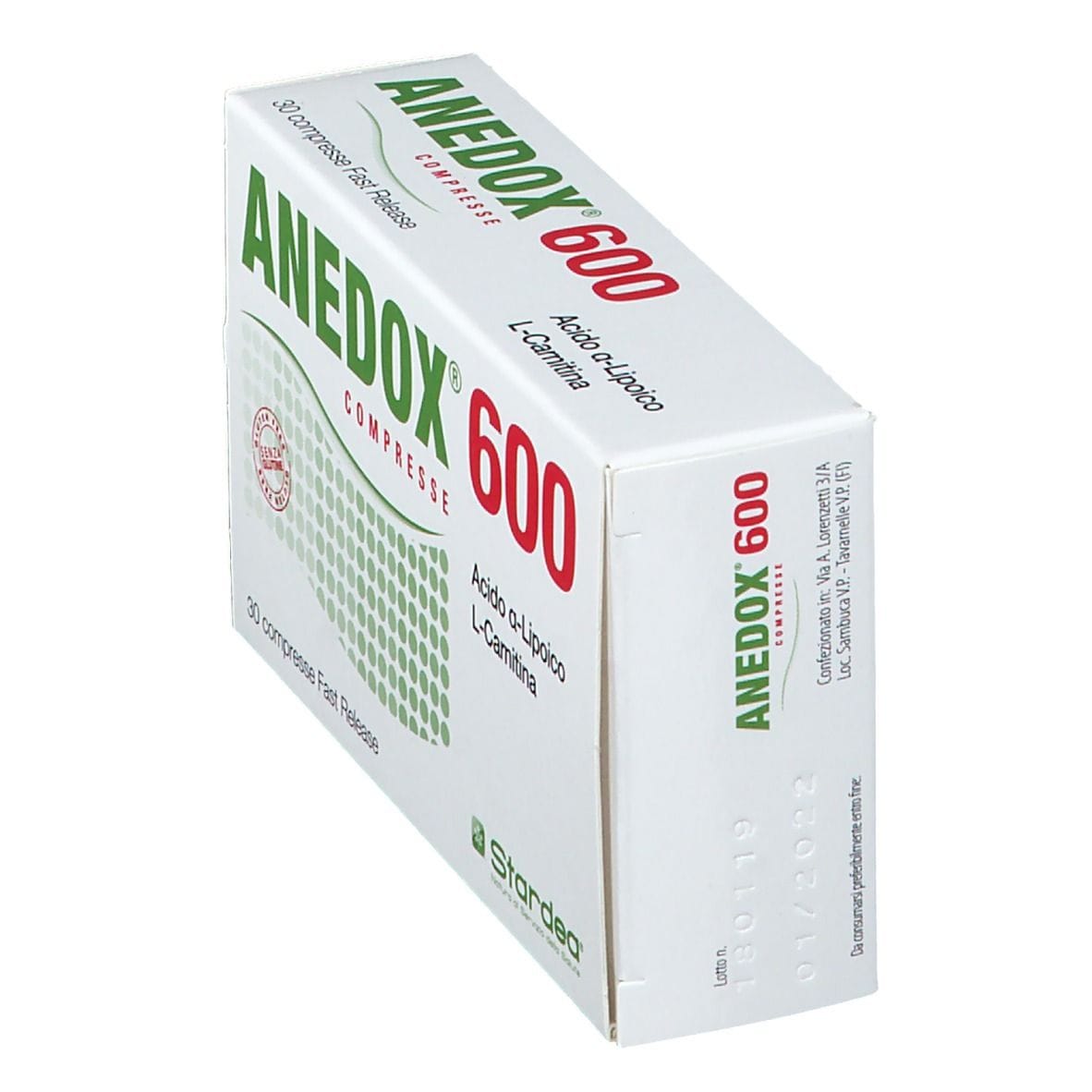 ANEDOX 600 30 COMPRESSE