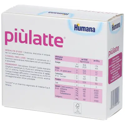 PIULATTE HUMANA 14 BUSTE PIULATTE HUMANA 14 BUSTE