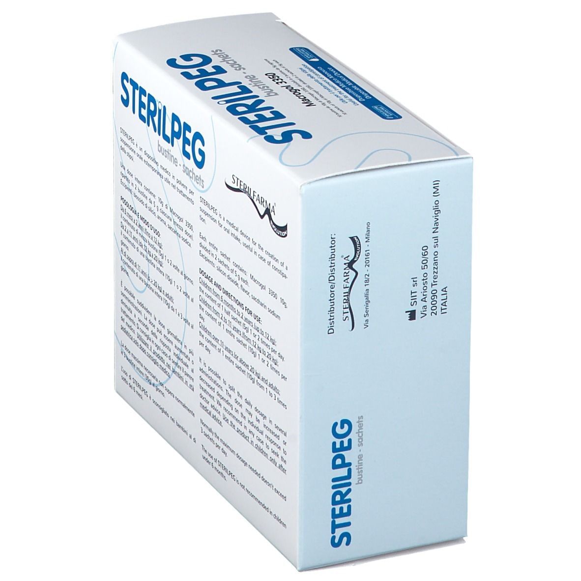 STERILPEG MACROGOL 3350 10 BUSTINE BIPARTITE 10 G