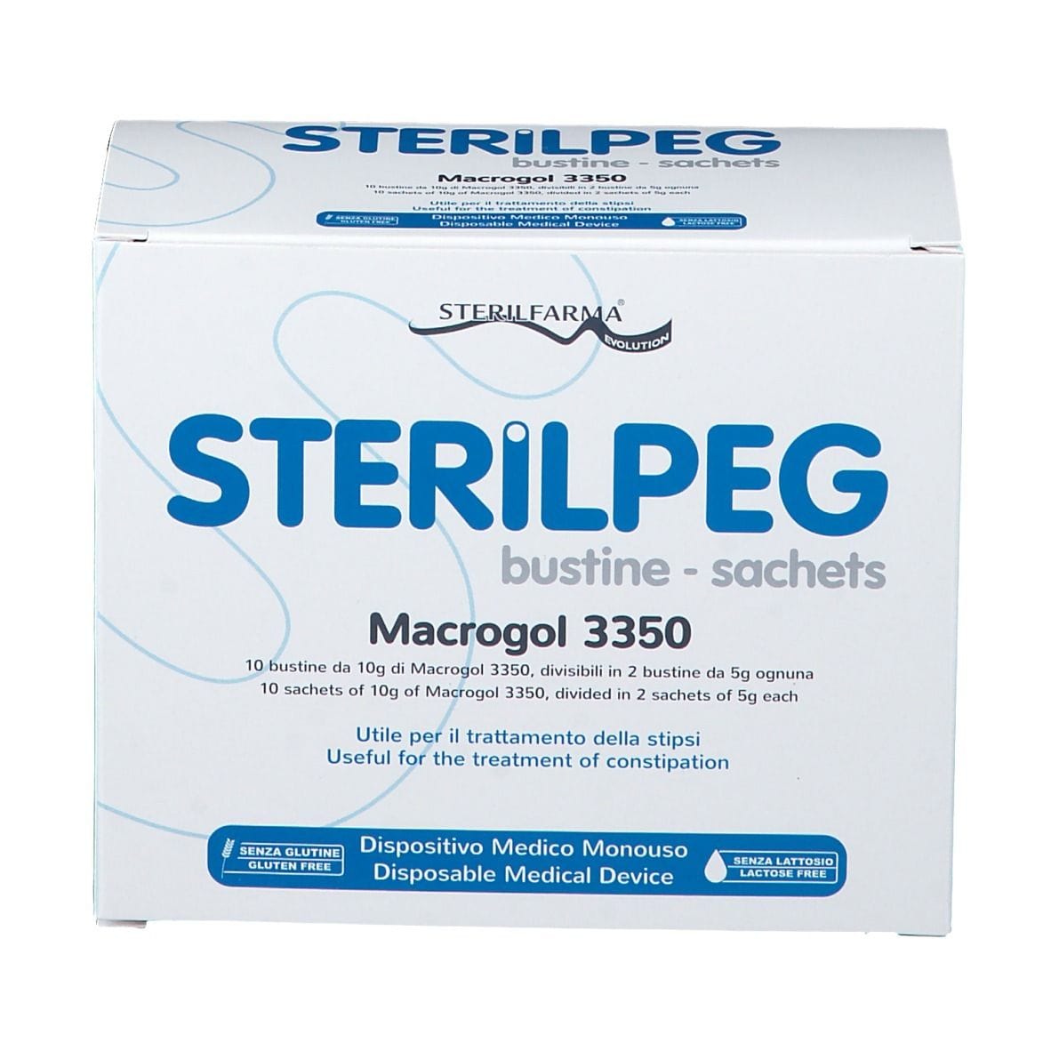 STERILPEG MACROGOL 3350 10 BUSTINE BIPARTITE 10 G