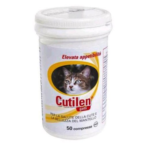 Integratore Cutilen per gatti, cute e mantello, 50 compresse