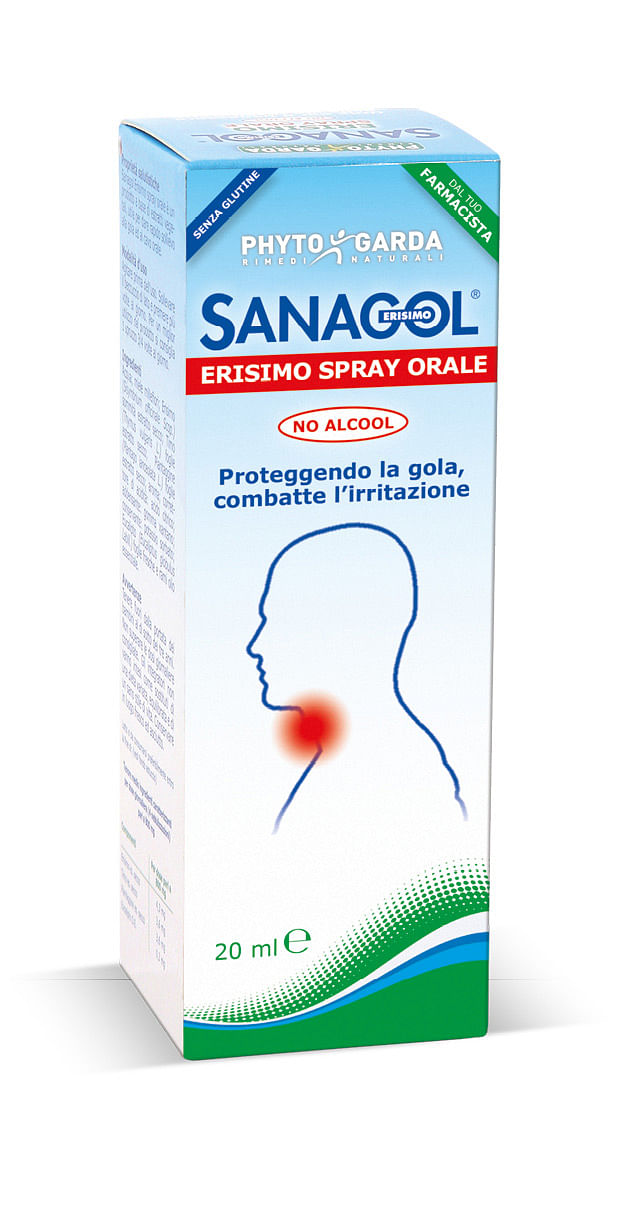 Sanagol Spray Erisimo Senza Alcool 20 Ml